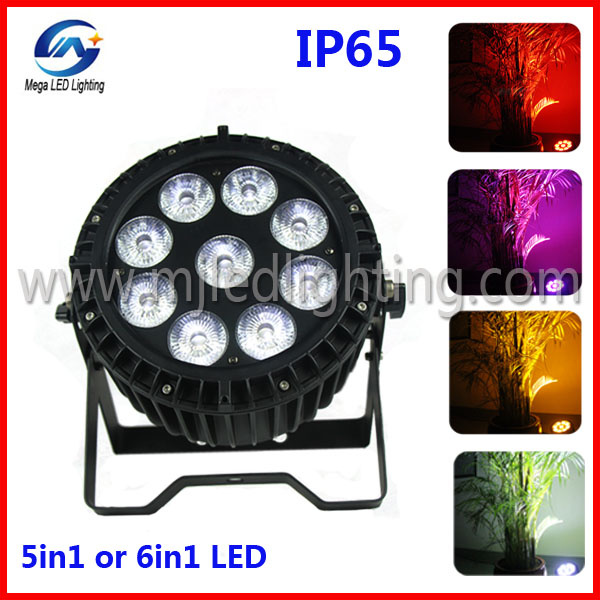 RGBWA UV LED Wash IP65 LED PAR Stage Light
