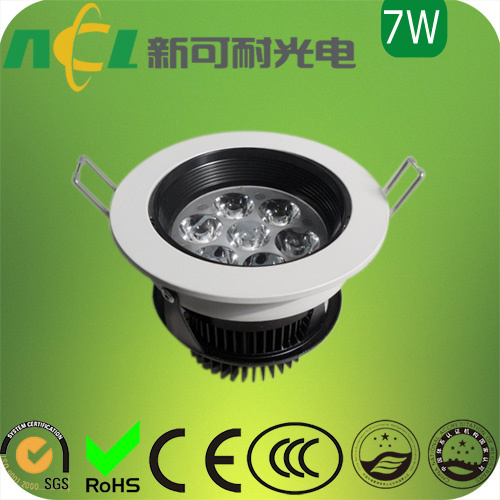 7W LED Ceiling Light, Recessed LED Ceiling Light, Epistar LED Ceiling Light