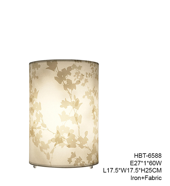 Evie White Silhouette Lantern Table Lamp (HBT-6588)