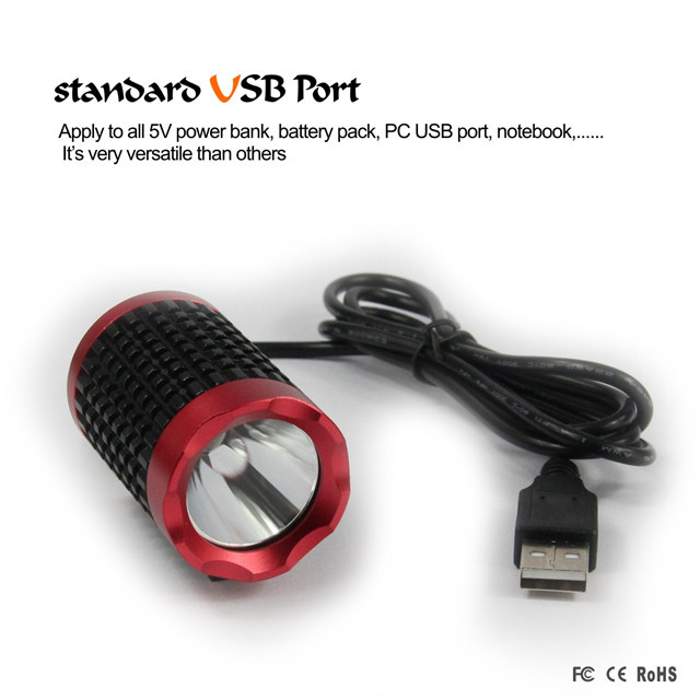 2015 Hot Selling Fashionable Mini LED Bicycle Light with USB