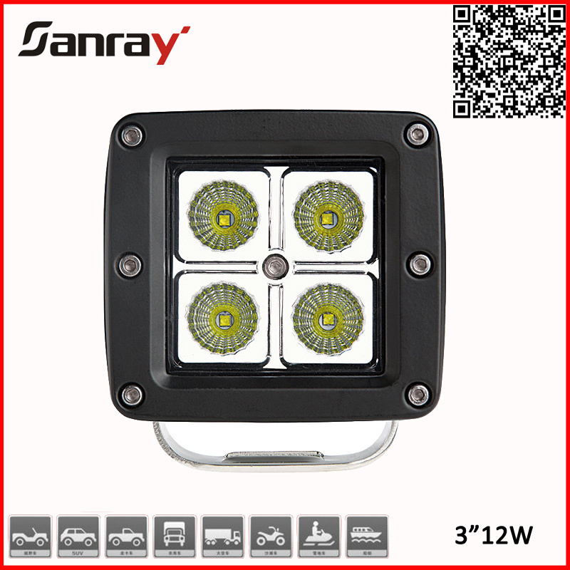 3inch 12W Mini Light CREE LED Work Light