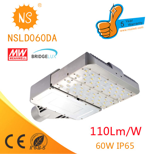 Bridgelux Chips High Power 60W Solar LED Street Light