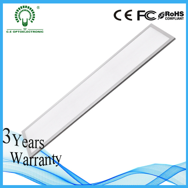 Rectangle Flat Recessed 30X120cm LED Panel Light 40W