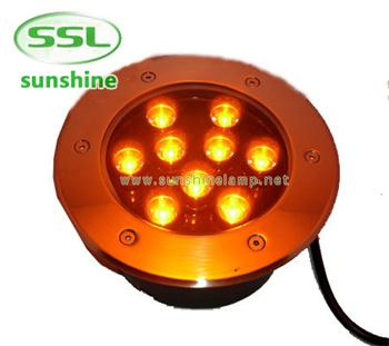 RGB 9W LED Inground Light for Garden