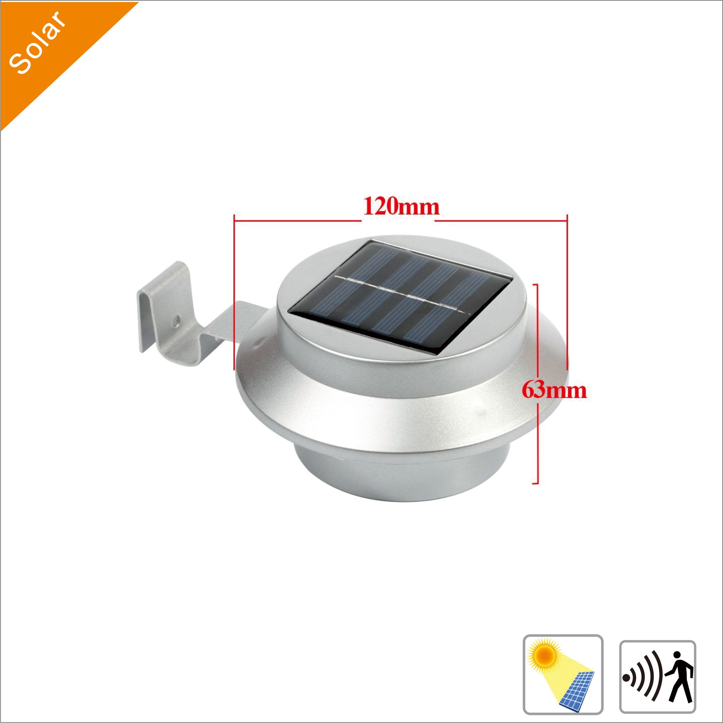 0.2W Solar Garden Lighting Lamp/LED Solar Lights for Lawn Fence Lighting