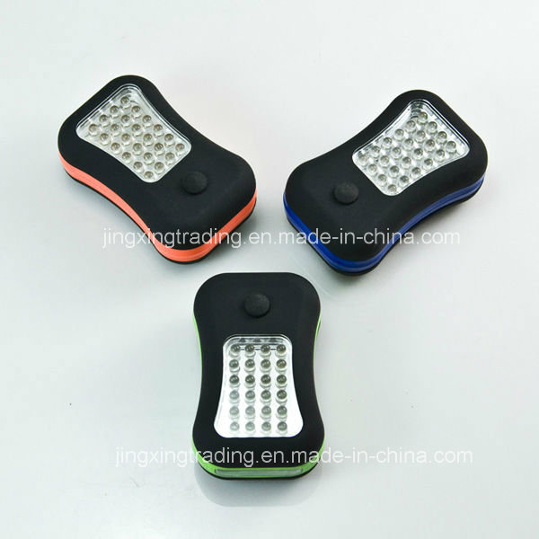 28 (24+4) LED Work Light LED Emergency Light with Magnetic Hook (JX-WL003)