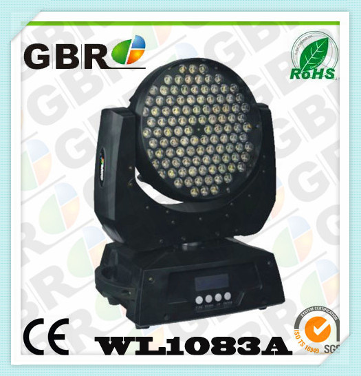 Stage Lighting 108 3W LED Wash Moving Head Light