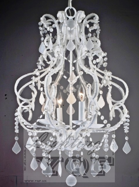 Crystal Beads Gothic Chandelier Lighting (YQF2153D45BL)