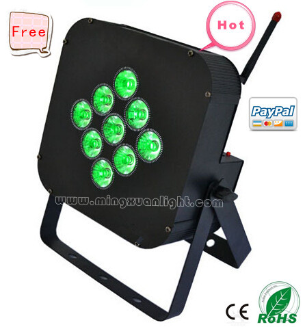 Wireless DMX PAR LED 12W RGBWA with Battery