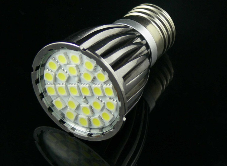 E27 Base 5050 SMD Spotlight 24PCS Aluminum Alloy Shell