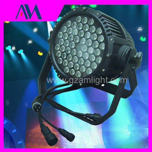 Waterproof 54PCS 3W RGBW Aluminium LED PAR