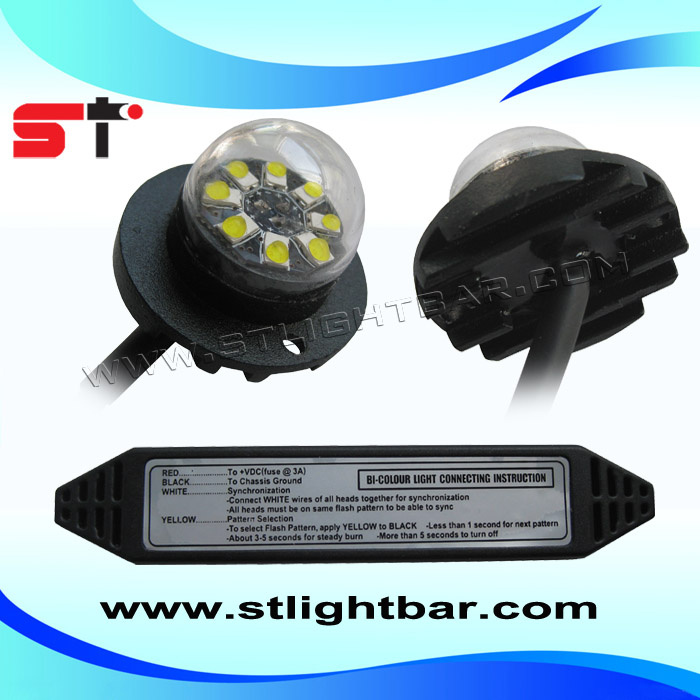 8PCS 1W Vehicle Hazard LED Eagle Light