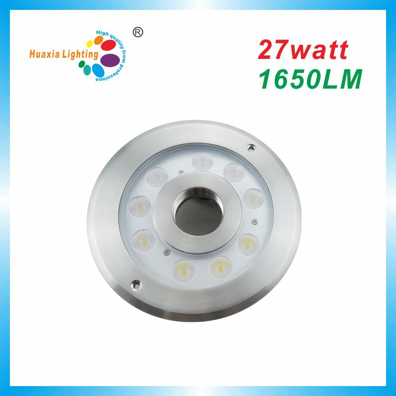 New Product IP68 27watt RGB 3in1 LED Fountain Lamp