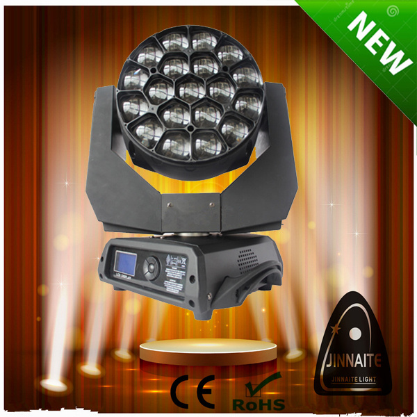 2015 Beautiful Disco Light 19PCS LED Moving Head Beam Light