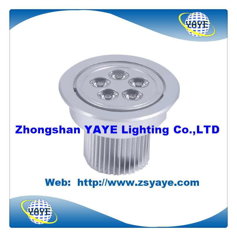Yaye CE/RoHS Approval 5W LED Downlight /5W LED Down Lamp / 5W LED Ceiling Light