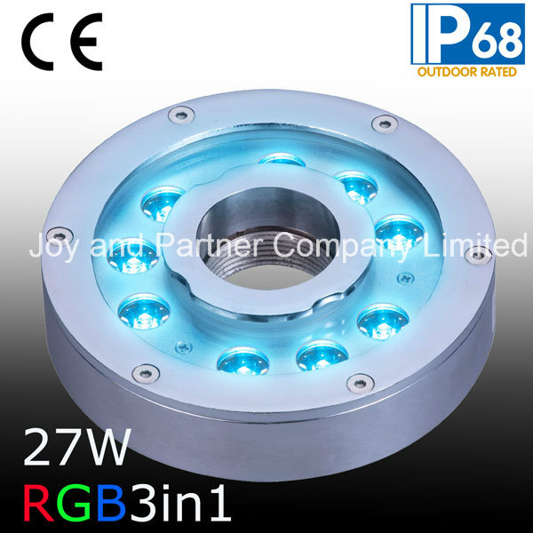 27W Tricolor LED Underwater Light with DMX Function (JP94196)