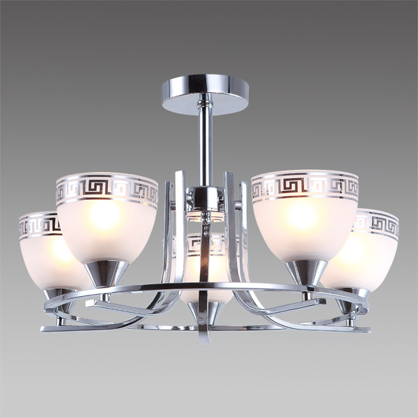 Euro Design Modern Chrome Ceiling Light.