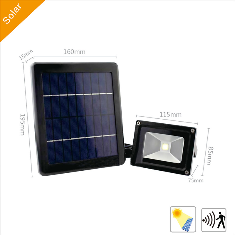 3W LED Solar Lights with Solar Panel for Outdoor Garden/Street Lighting