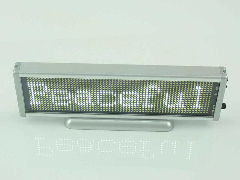 White Colour LED Desktop Display (BST-B1664AW)