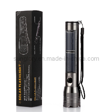 Solar Flashlight with LED Light (HSX-FLU01)