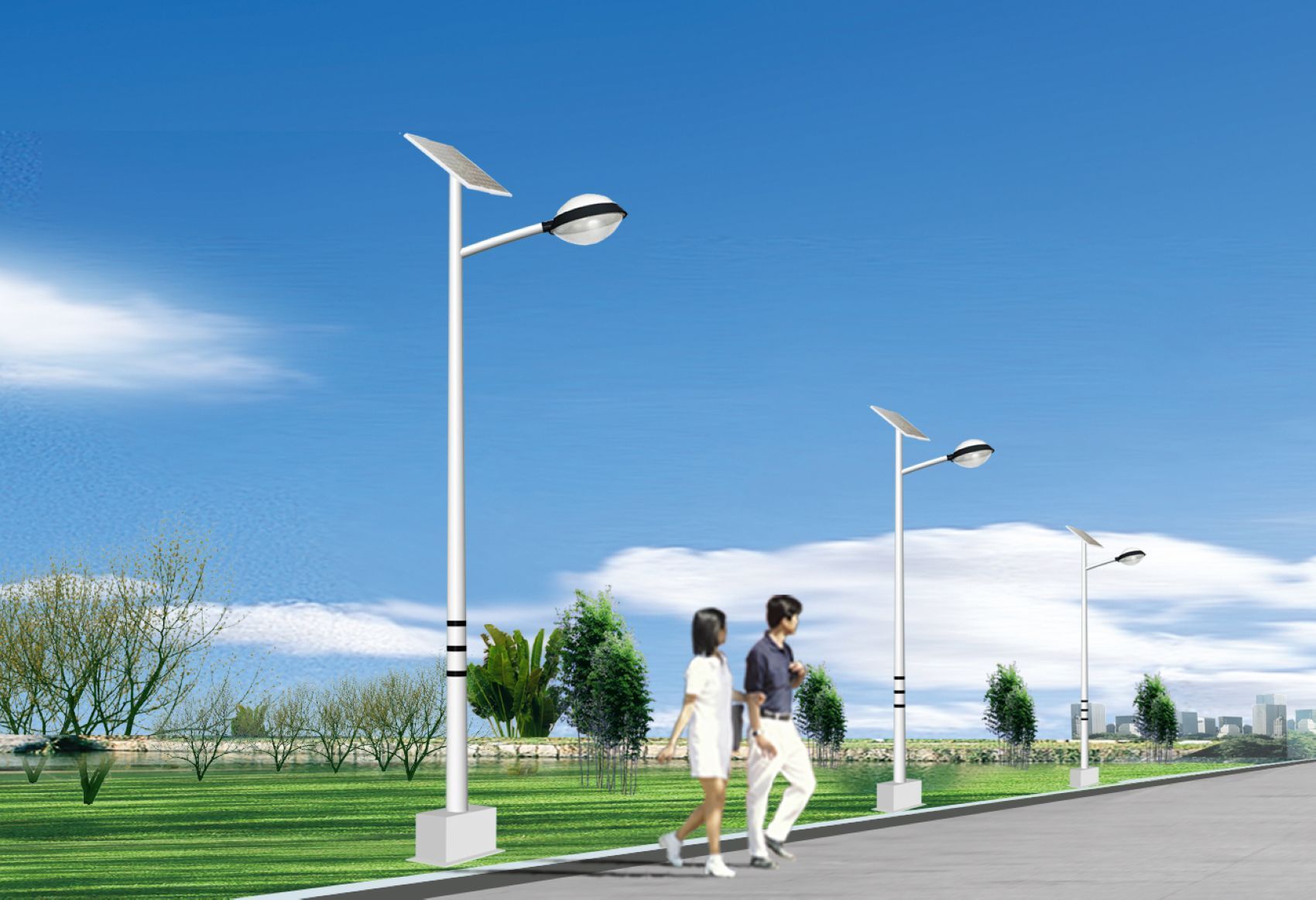 Wbr0120 40W Single Lamp LED Street Solar Light