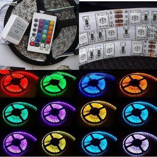 Waterproof SMD 12V RGB LED Flexible Strip Light (CA-ST500)