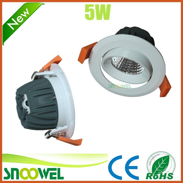 Ultra Bright COB 5W Recessed Round LED Down Light