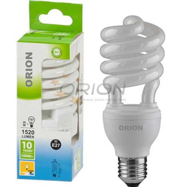 Super-Compact T4 25W, 30W Half Spiral Compact Fluorescent Light
