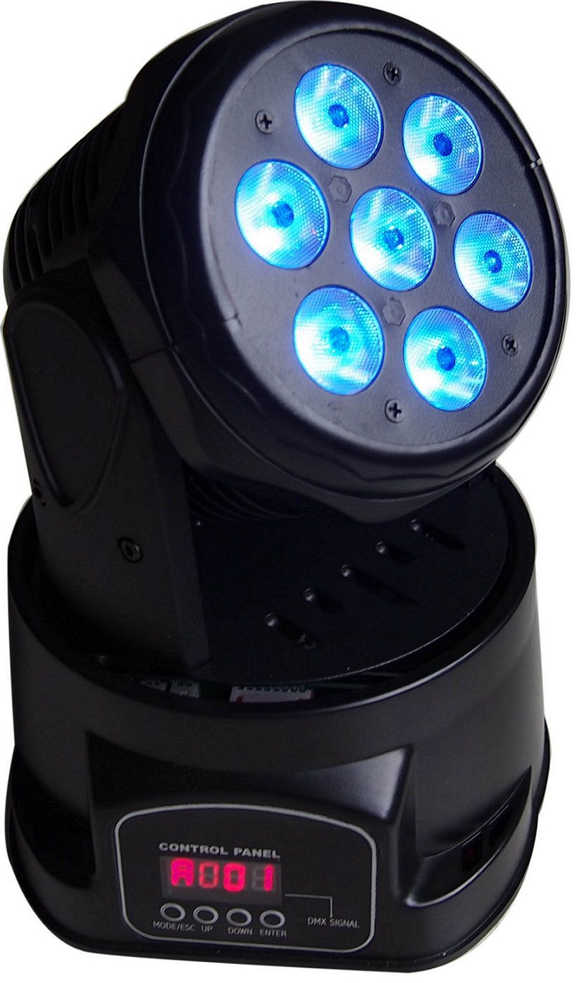 7PCS 10W LED Moving Head Lights