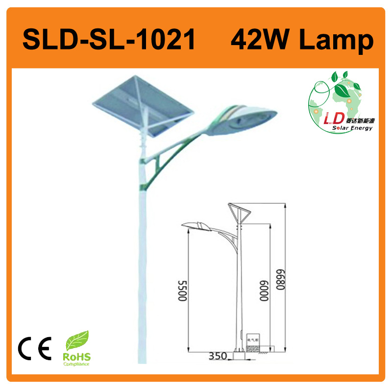 Cool White 126W Solar Street Light