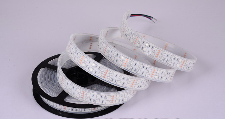 5years Warranty CE RoHS Anti-UV12V 5050 60LED/M RGB IP68 Waterproof LED Strip Lights/Rope Light