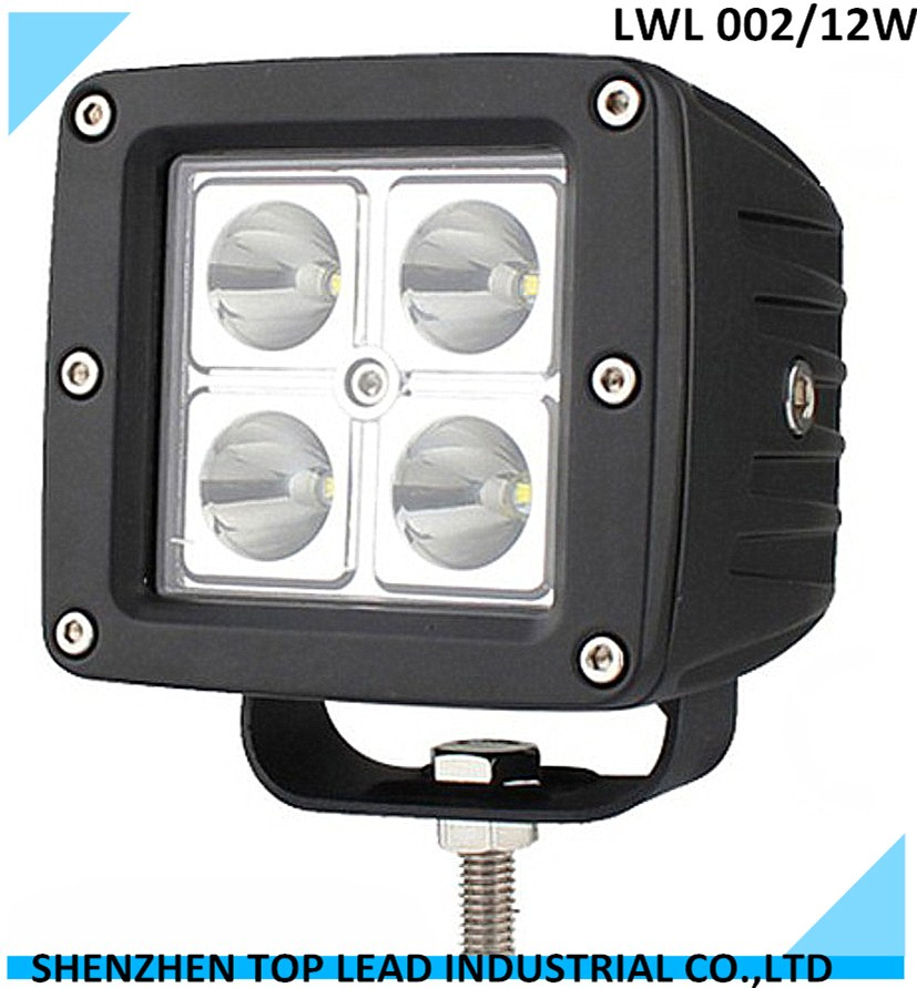 10-30square 12 Walt IP 67 LED Work Light for off Road, ATV, SUV, 4X4 LED Working Light