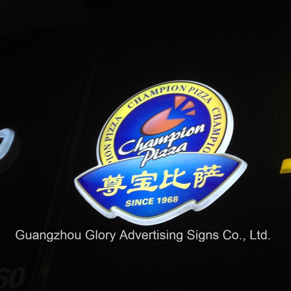 LED Pizza Illuminated Signage/ Pizza Shop LED Signs Signage