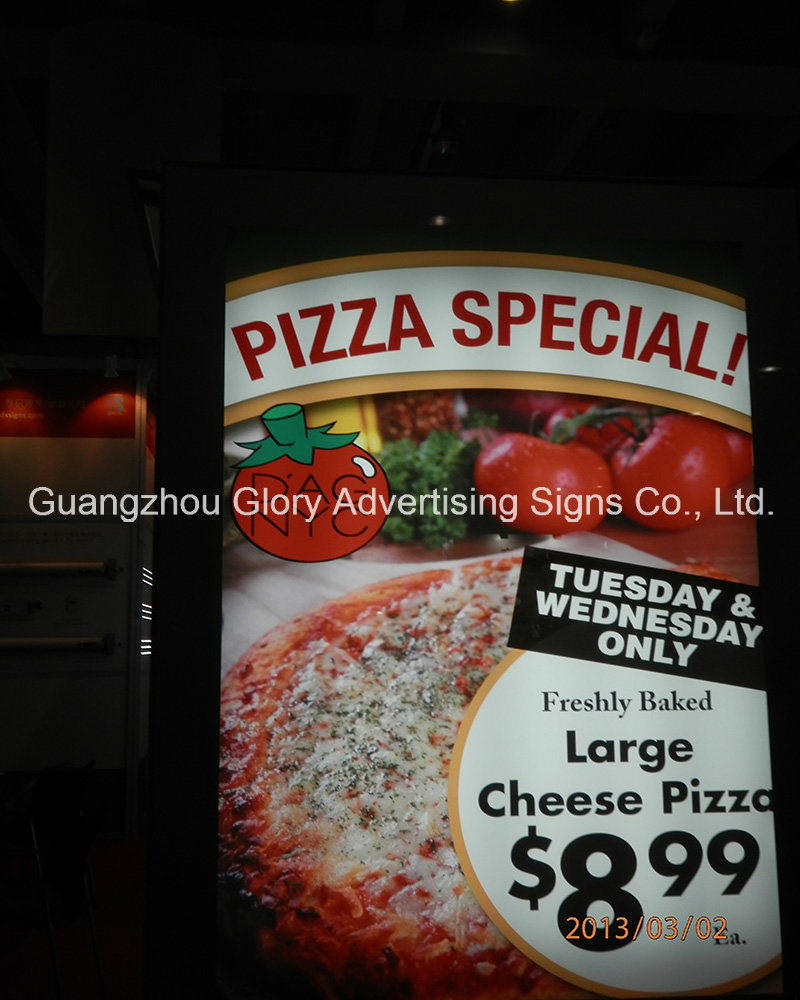 LED Menu Display Aluminum Snap Light Box