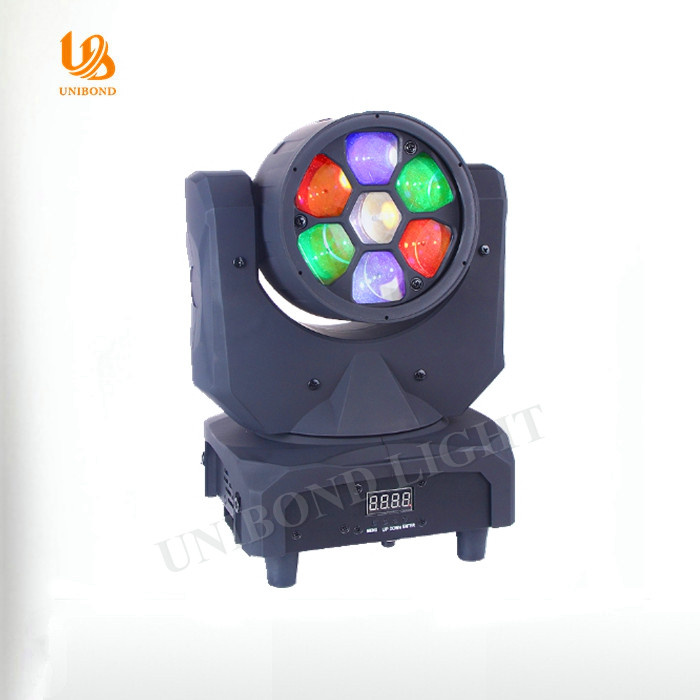 7PCS*10W Small Bee Mini LED Moving Head Stage Wash Light