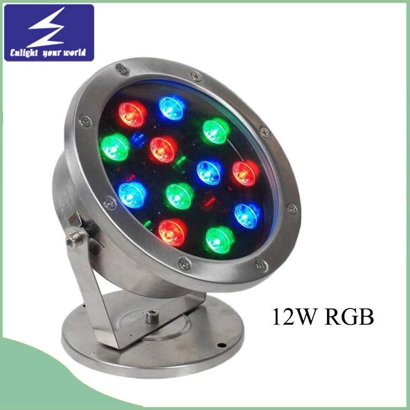 12W Colorful Underwater LED Fountain Lighting