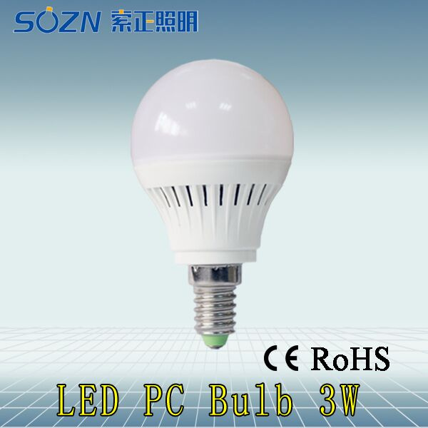 3we14 Colored LED Light Bulbs for Indoor Use