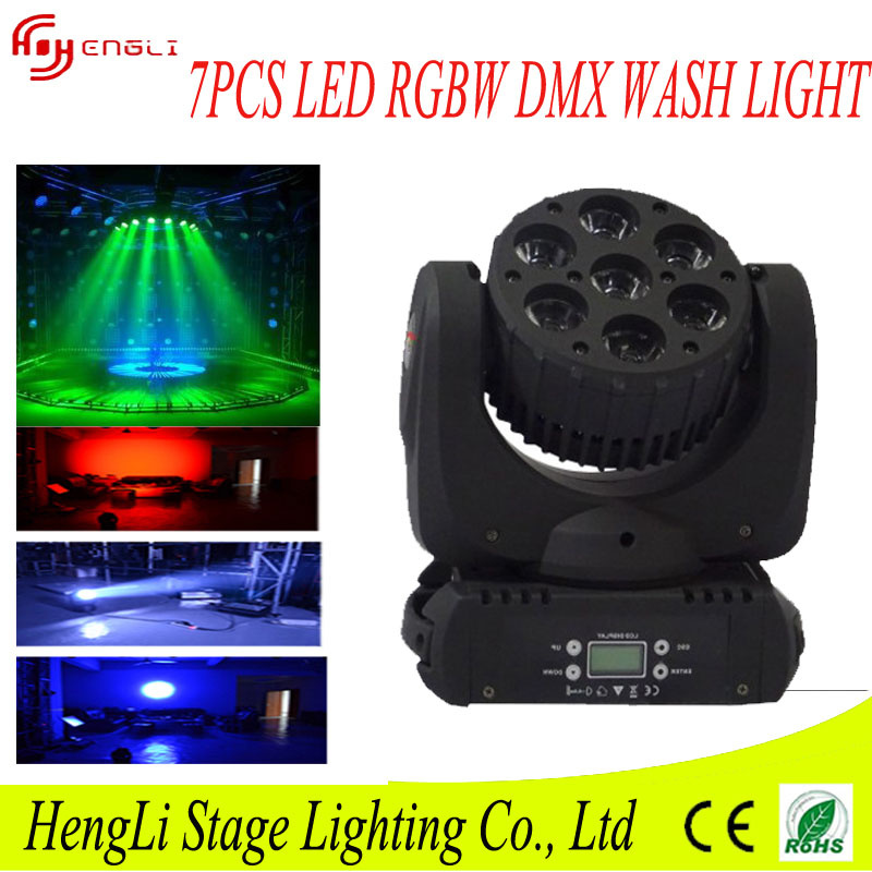 7*12 Mini 4in1 LED Moving Head Light for Stage (HL-010BM)