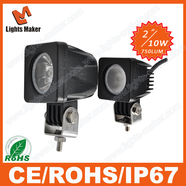 Hot Sale Item LED Working Lights, Single Chip 10W LED Light Spot Lights, Car LED Tail Light