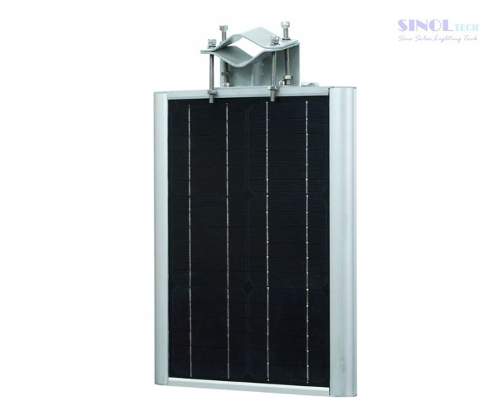 New Aluminum Frame 8W Integrated LED Solar Garden Lights