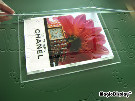 LED Crystal Light Box with Magnetic Cover (MDCLB-A2)