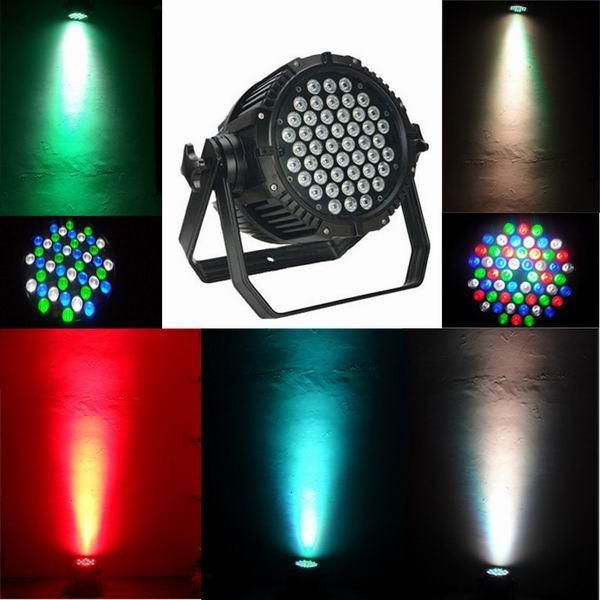 54 PCS 1W/3W RGBW LED PAR Light