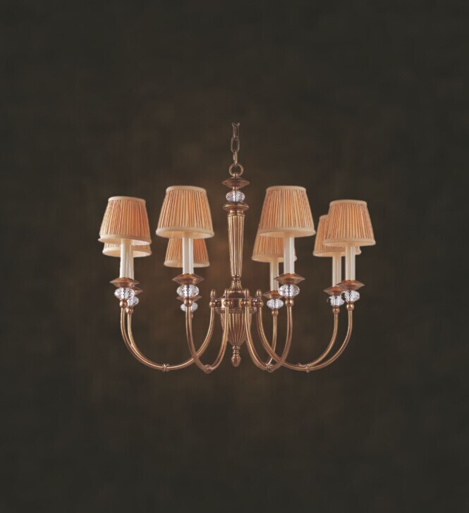 Classical Copper Chandeliers (N10056-8)