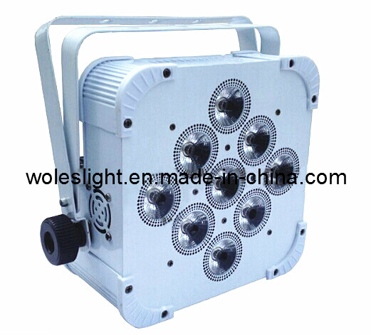 LED Flat PAR 9X8w RGBA 4in1