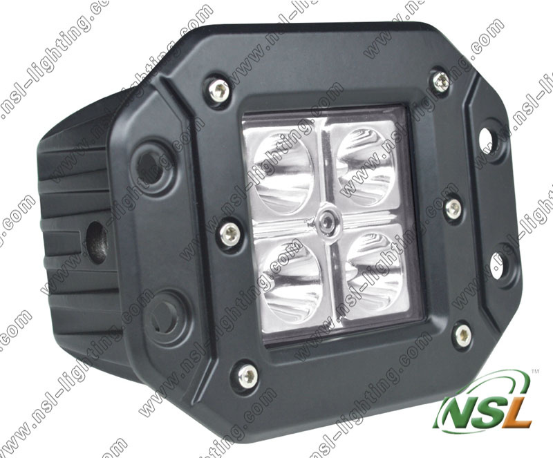 Flush Mount 16W CREE LED Work Light, 16W Flush Mount Work Light LED, 16W LED Work Light