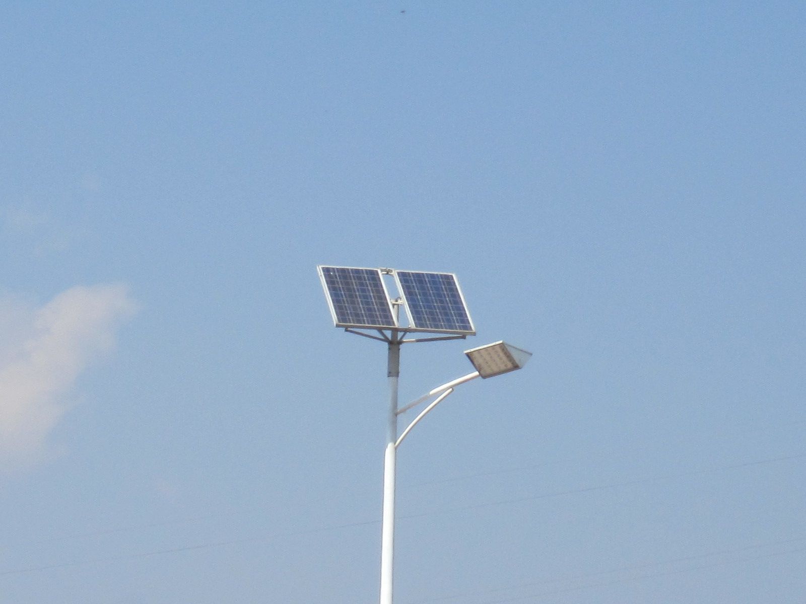 50W Solar LED Street Light with 8 Metres Height