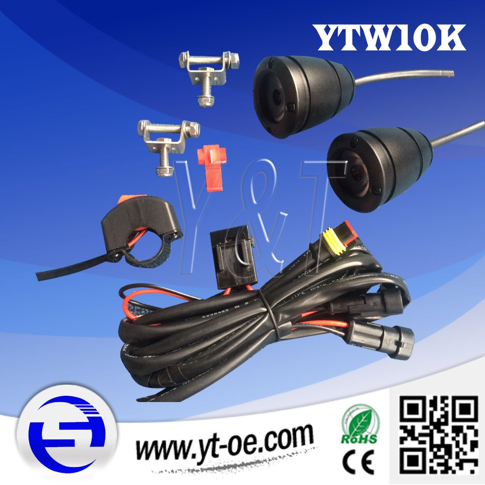 10W CREE DC10-30V Waterproof IP68 LED Motorcycle Spot Beam Driving Light
