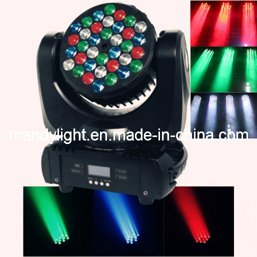 36PCS CREE RGBW LEDs Stage Moving Head Beam Lighting/36PCS 3W RGBW LED Beam Moving Head Stage Light (MD-B007)