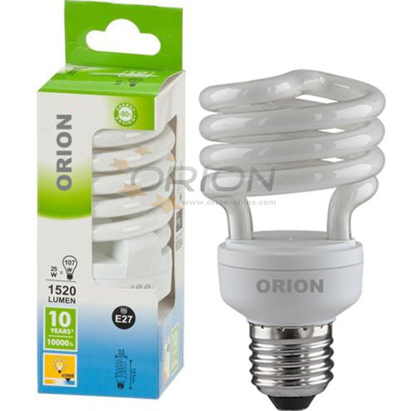 Ultra-High Brightness T2 9W, 11W, 15W, 20W, 25W Half Spiral Energy Saving Light Bulb