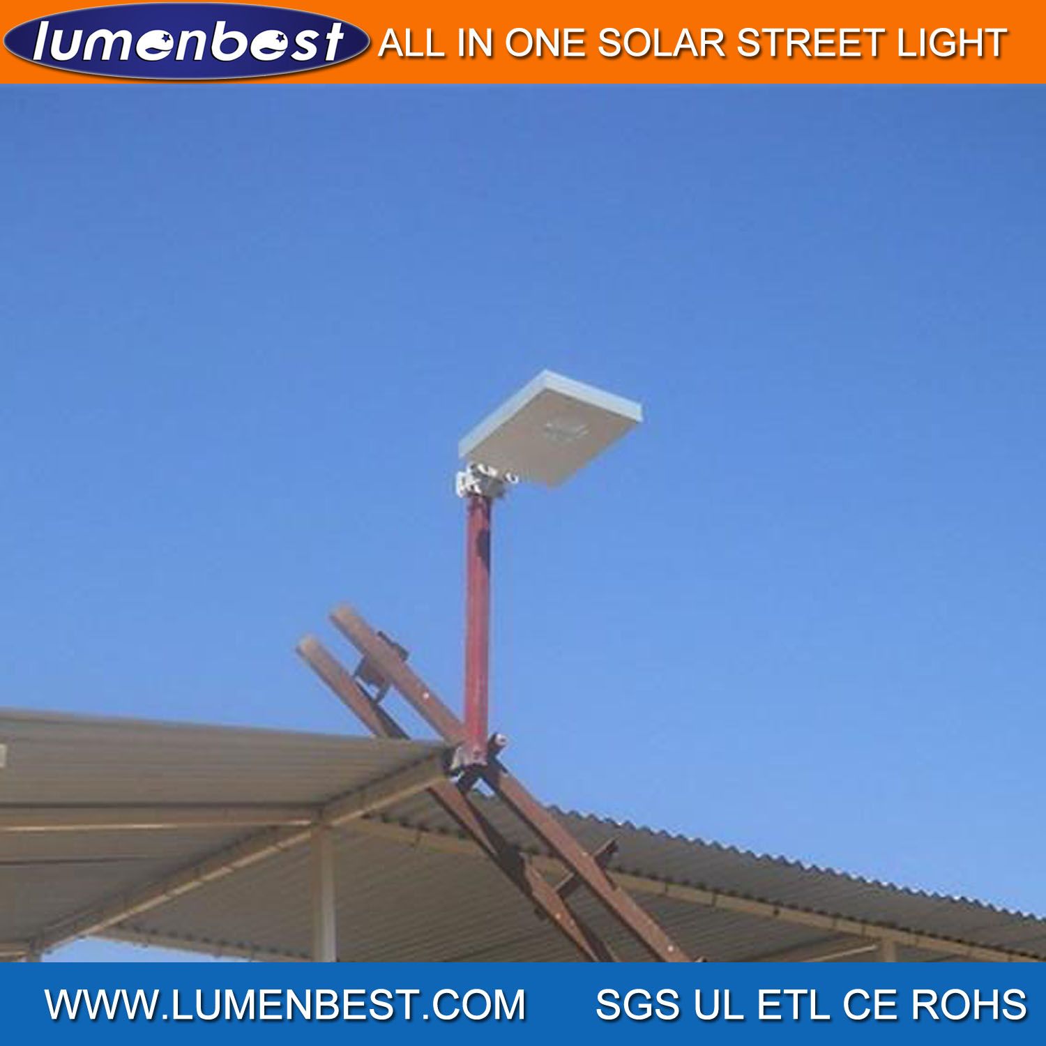 3 Years Warranty Energy Saving 20W LED Solar Street Light